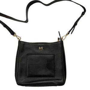 🎉SALE🎉 MICHAEL KORS Gloria Soft‎ Leather Black Crossbody Wide Strap Designer